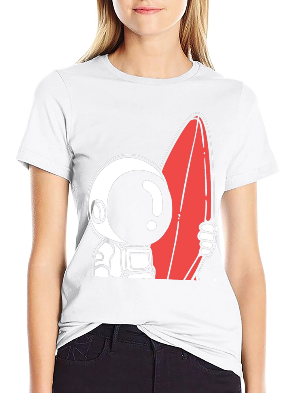 Astronaut Surfer Graphic Tee