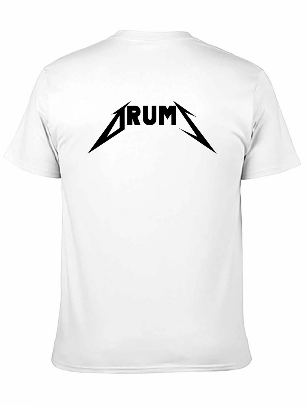 Black DRUM Graphic T-Shirt