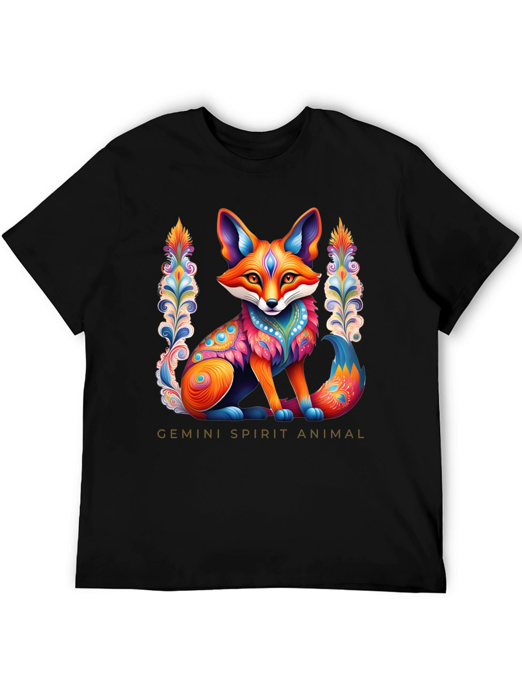 Gemini Spirit Animal Fox Graphic Tee