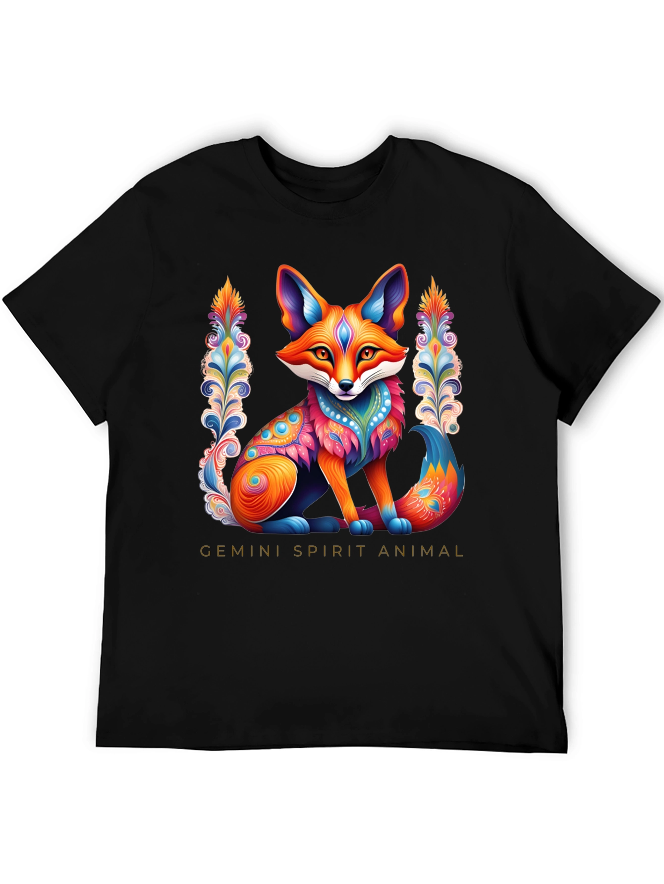 Gemini Spirit Animal Fox Graphic Tee