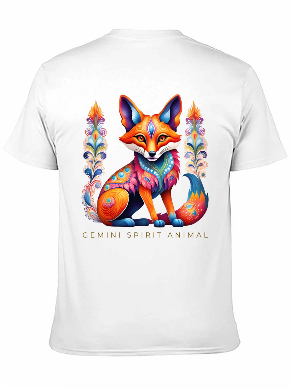 Gemini Spirit Animal Fox Graphic Tee