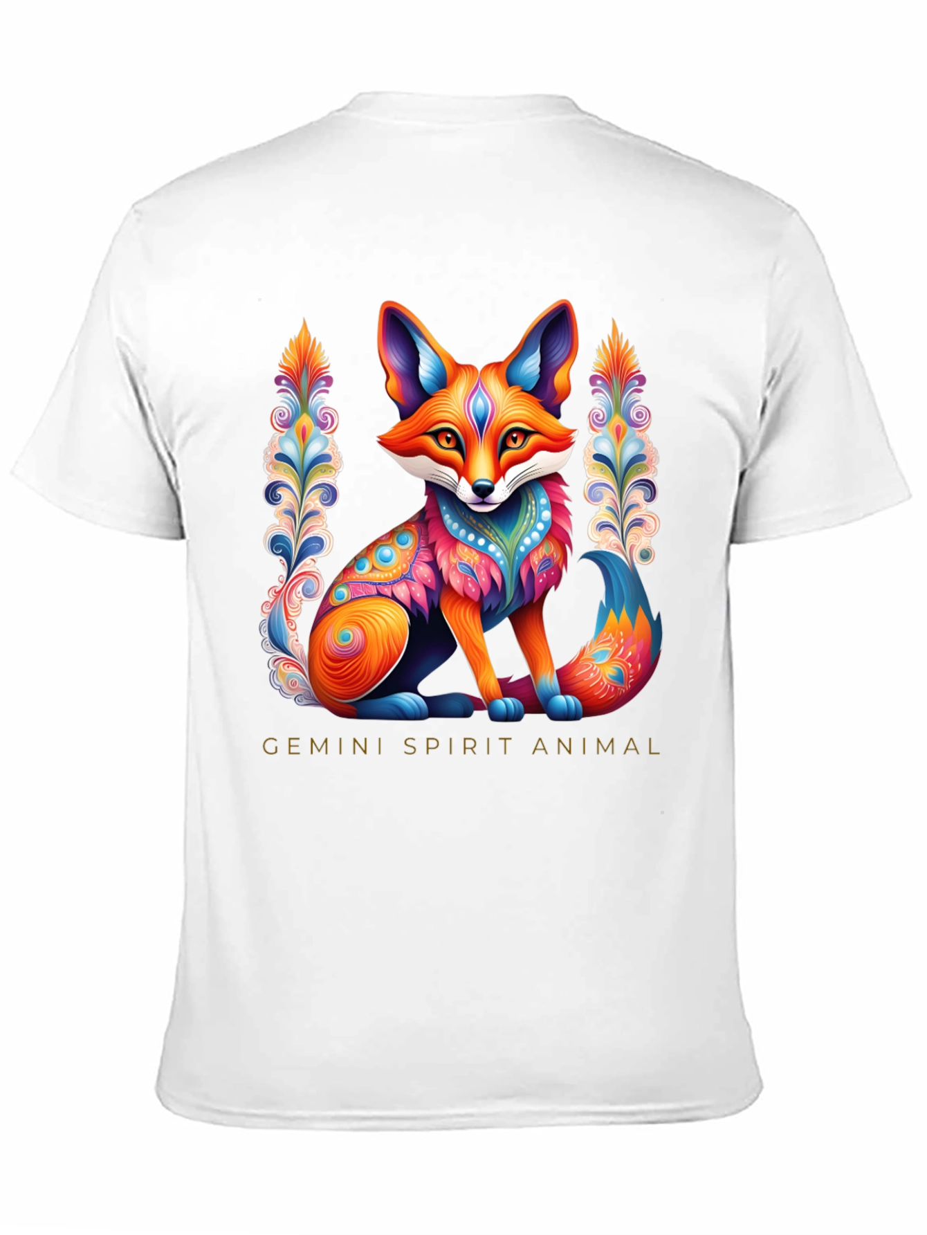 Gemini Spirit Animal Fox Graphic Tee
