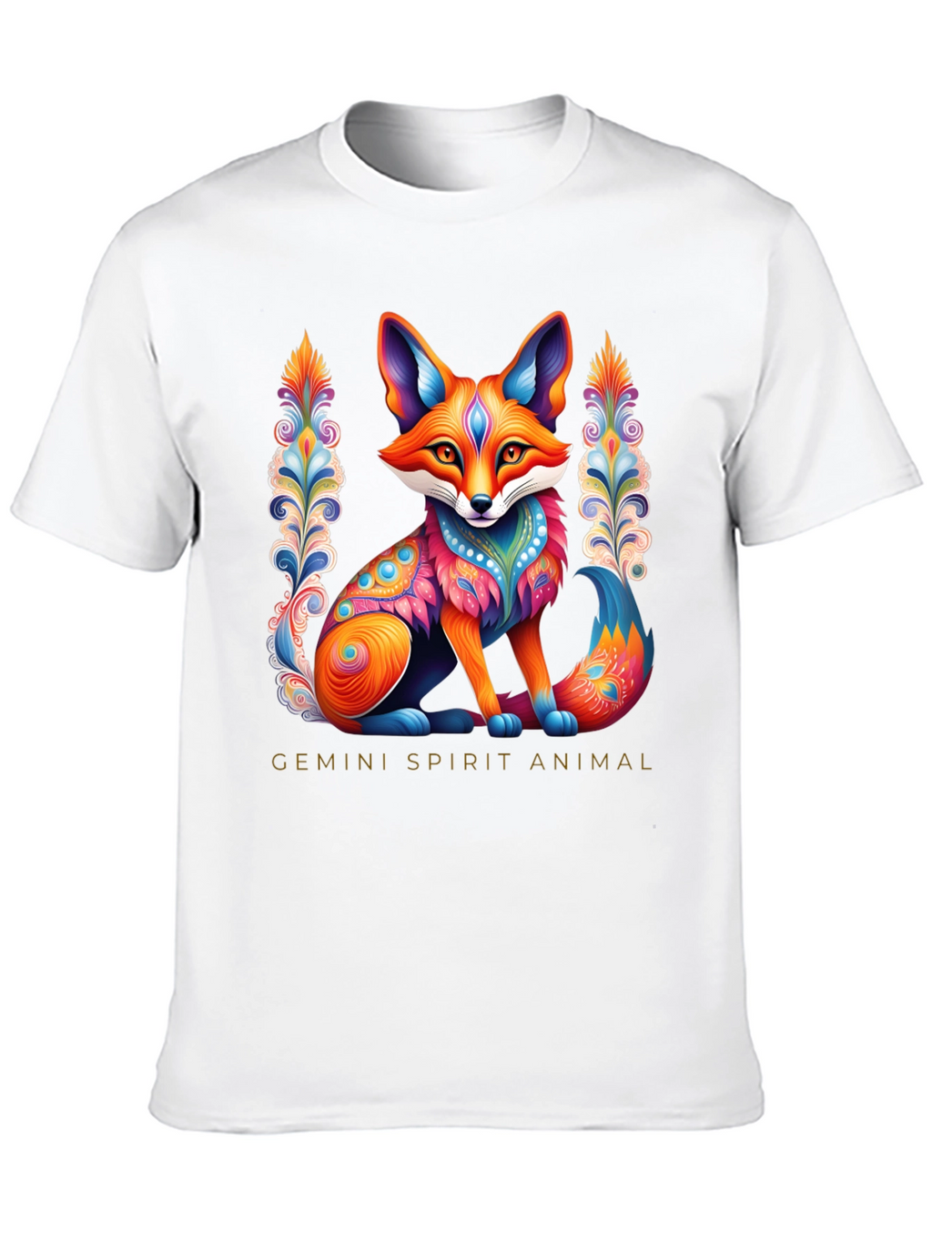 Gemini Spirit Animal Fox Graphic Tee