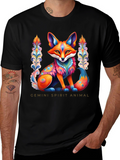 Gemini Spirit Animal Fox Graphic Tee