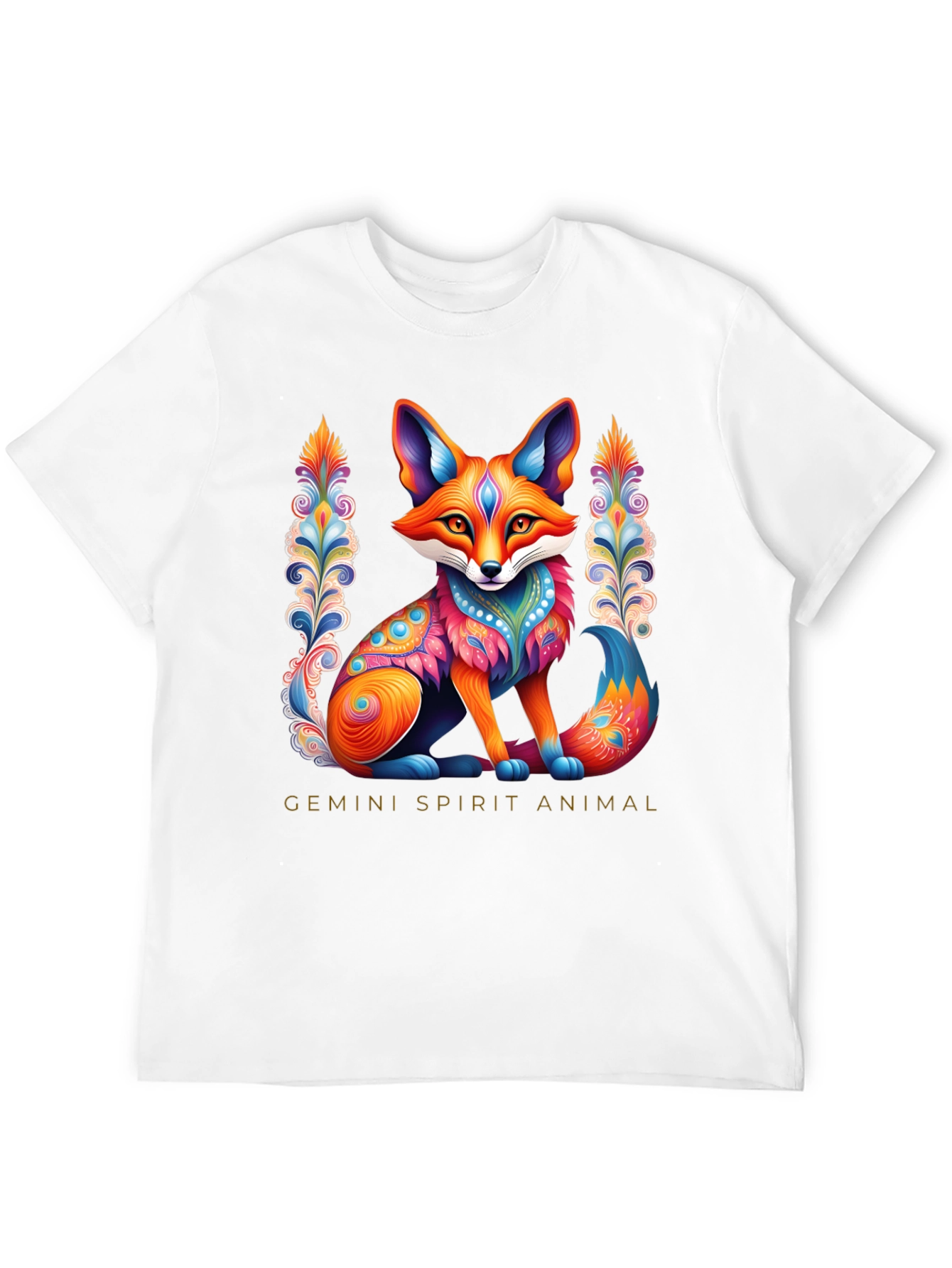 Gemini Spirit Animal Fox Graphic Tee