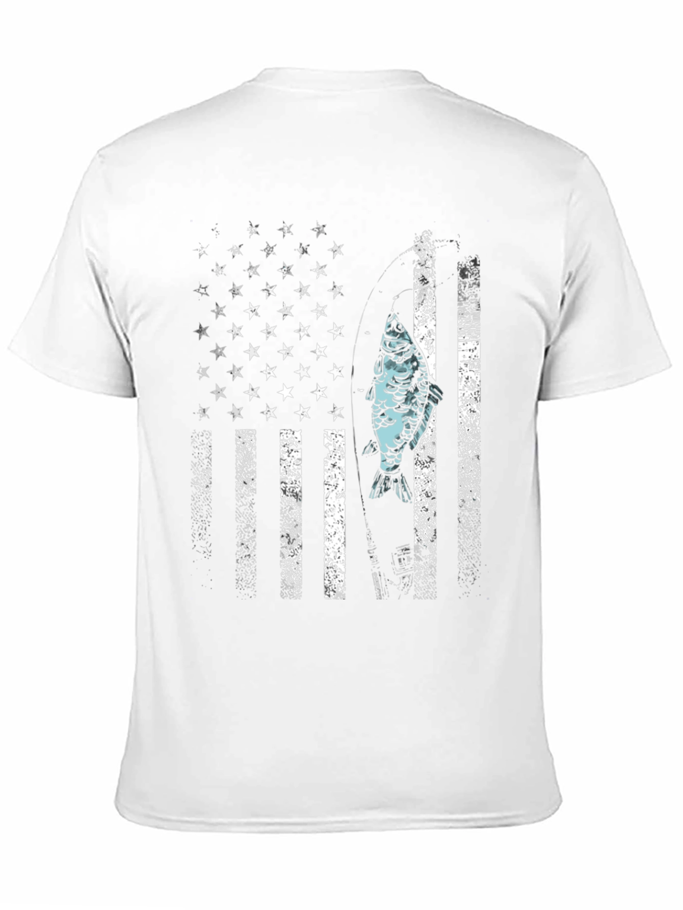 American Flag Fishing T-Shirt