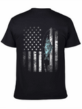 American Flag Fishing T-Shirt