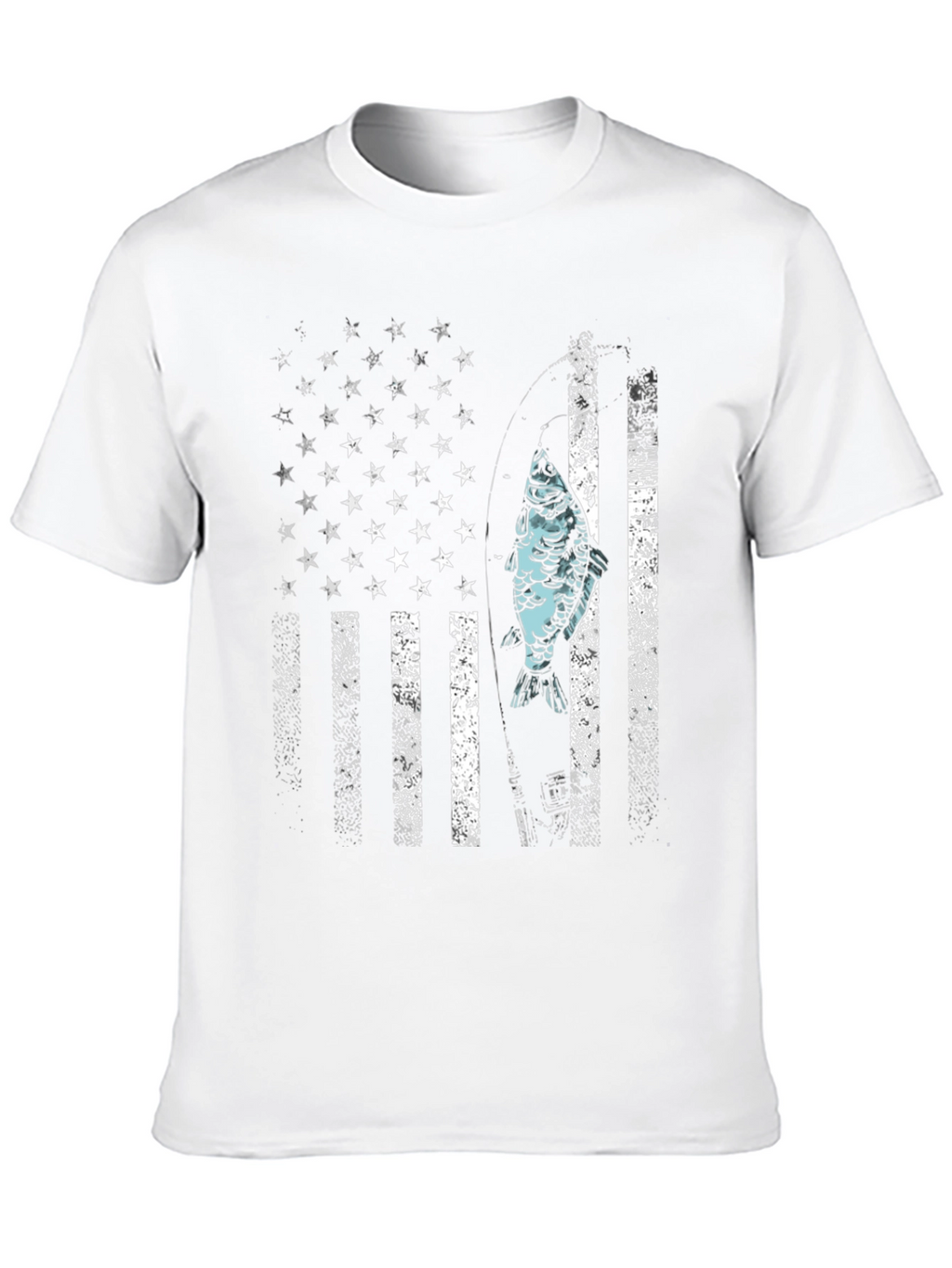 American Flag Fishing T-Shirt