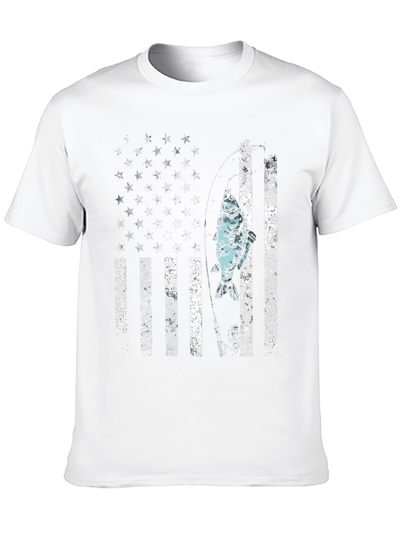 American Flag Fishing T-Shirt
