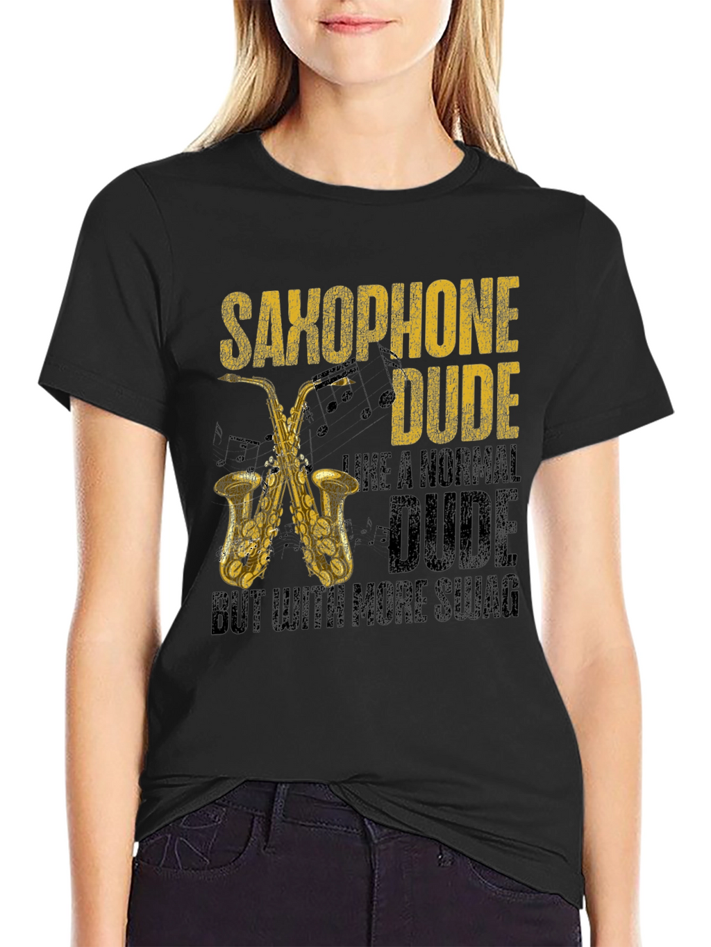 Saxophone Dude Graphic T-Shirt