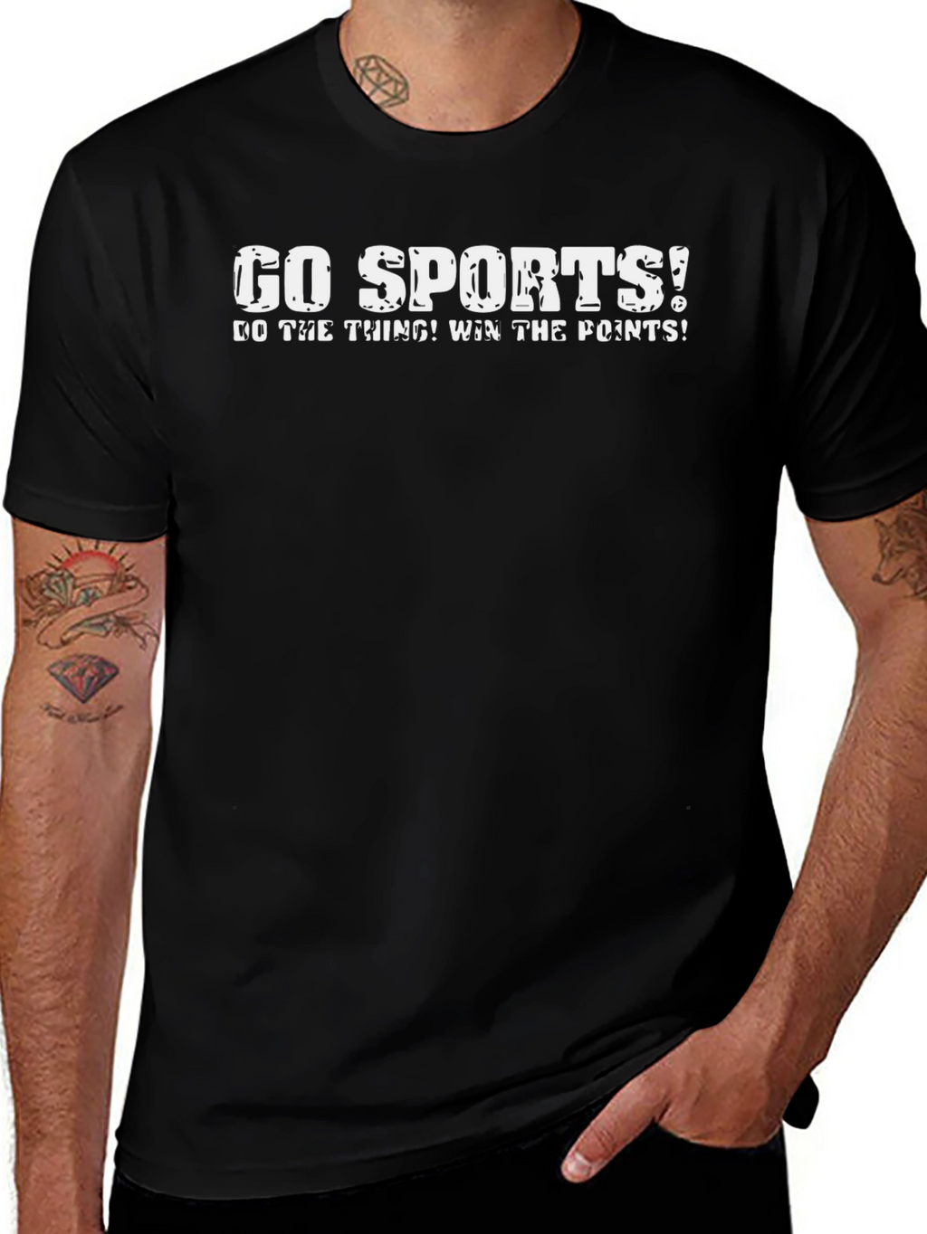 Go Sports! Graphic Tee - Funny Slogan T-Shirt