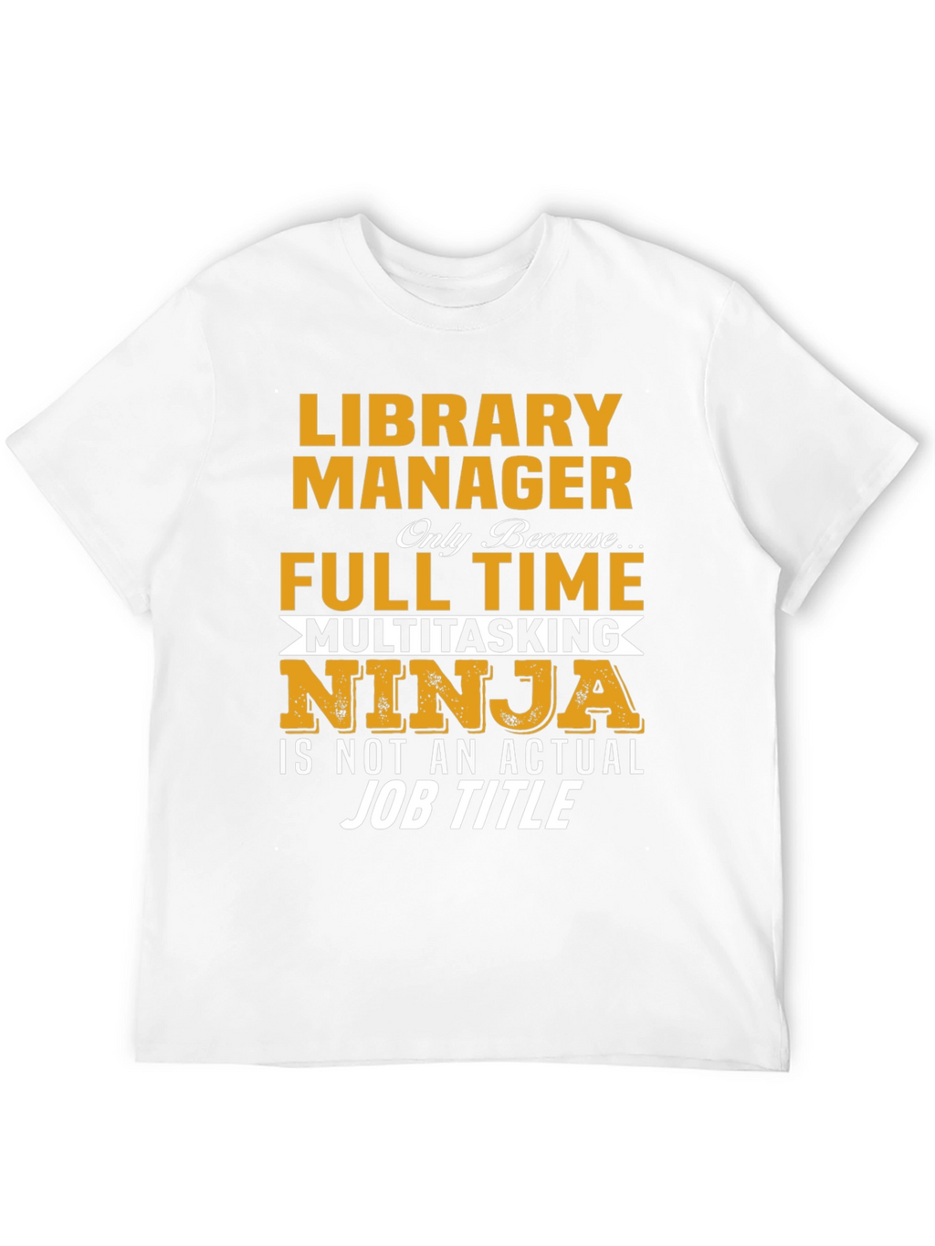 Library Manager Multitasking Ninja T-Shirt
