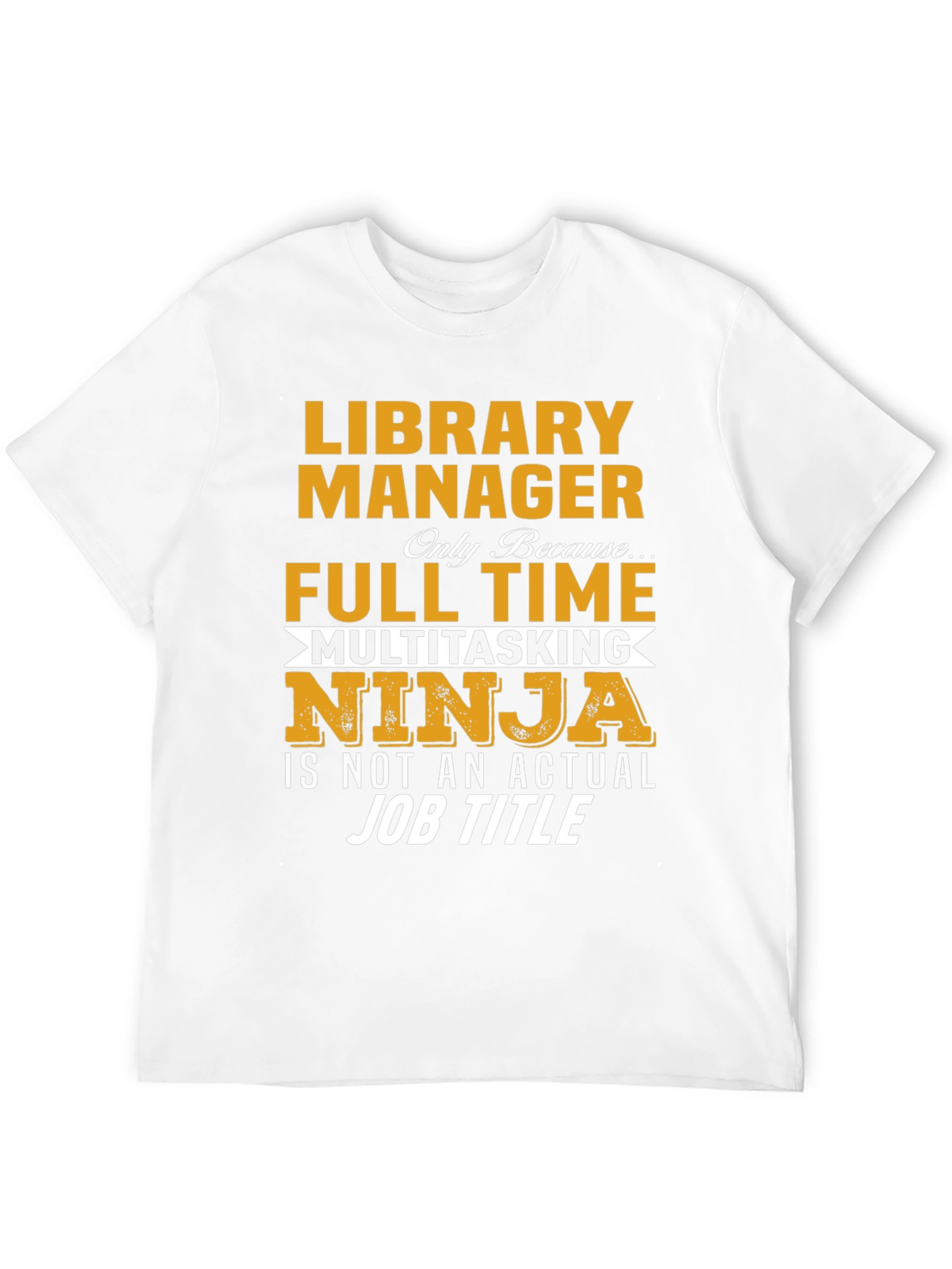 Library Manager Multitasking Ninja T-Shirt