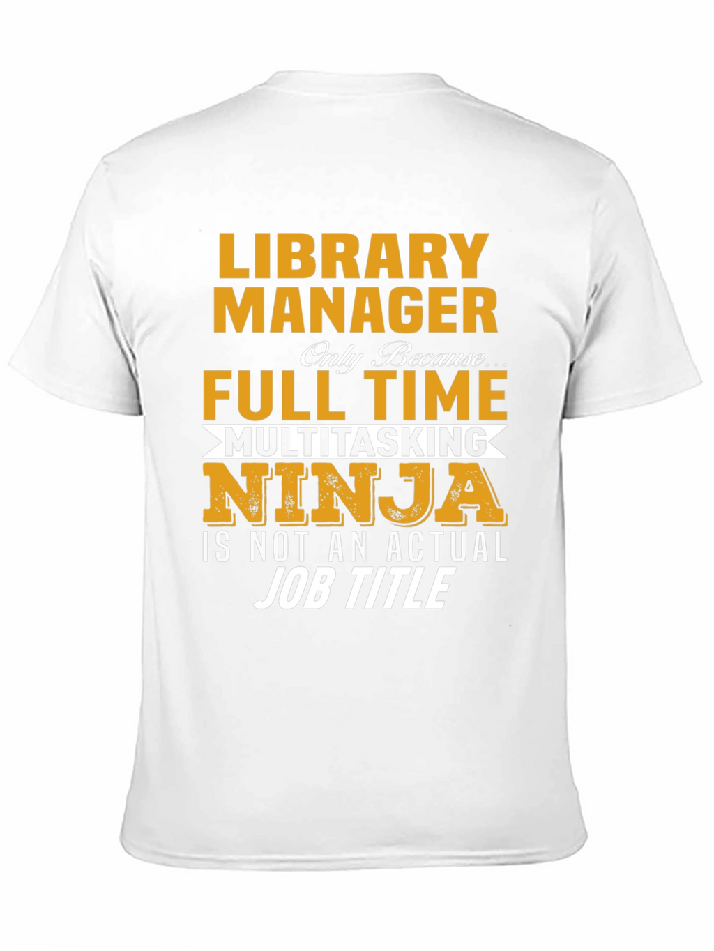 Library Manager Multitasking Ninja T-Shirt