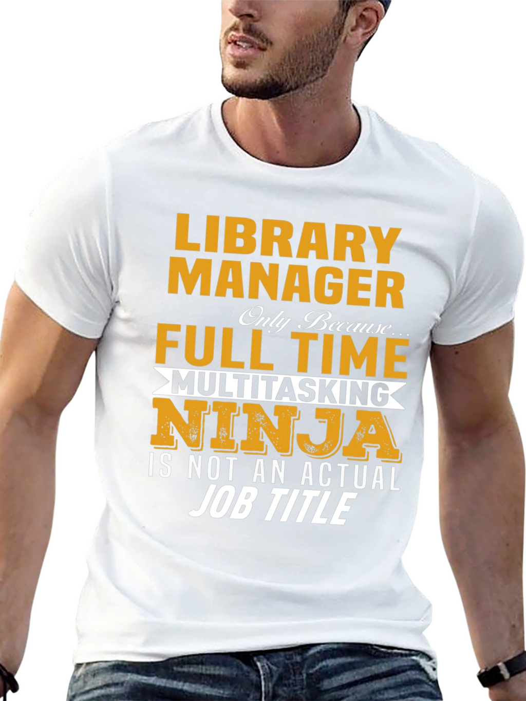 Library Manager Multitasking Ninja T-Shirt