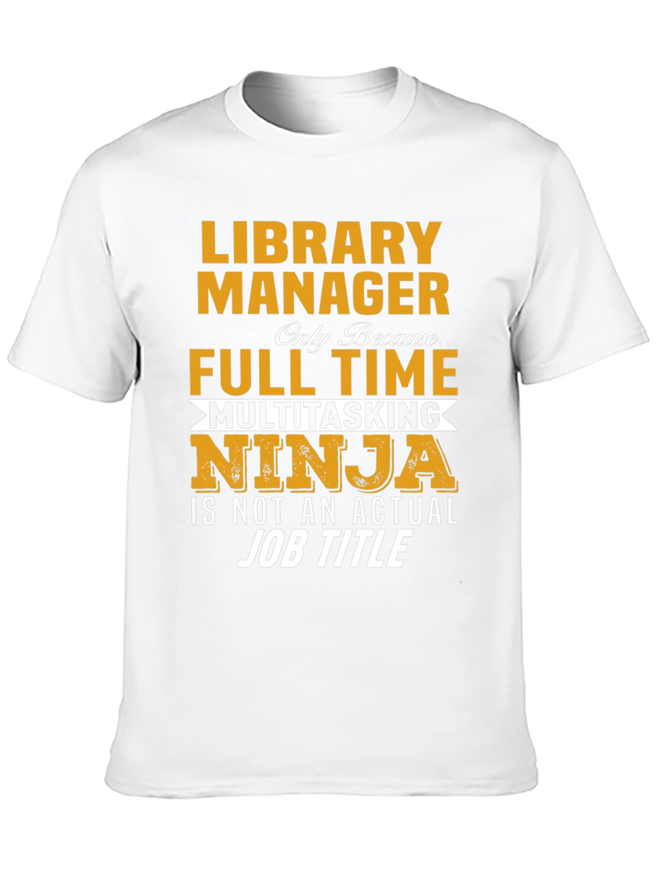 Library Manager Multitasking Ninja T-Shirt