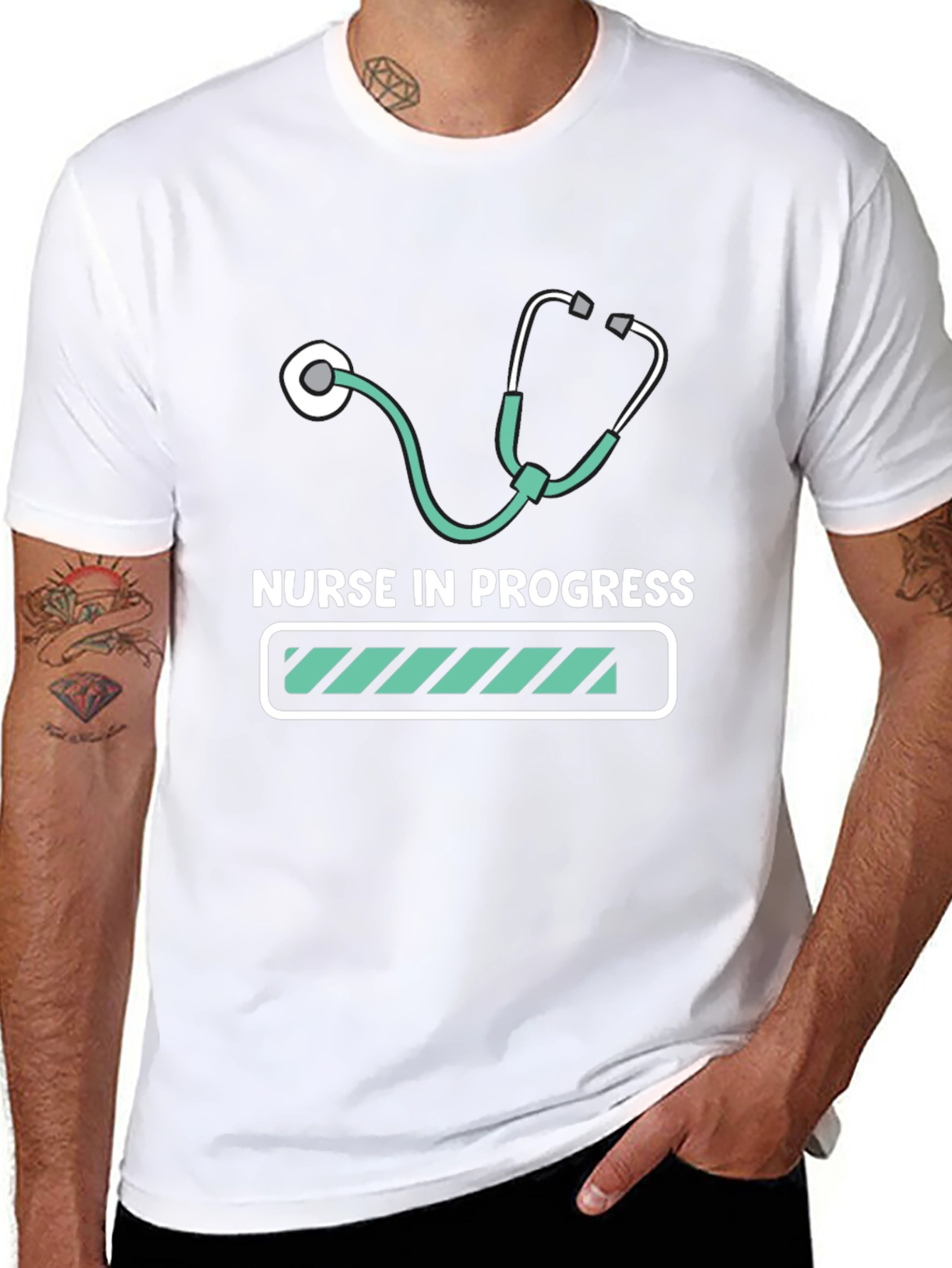 Nurse in Progress Graphic Tee - Future Healthcare Hero