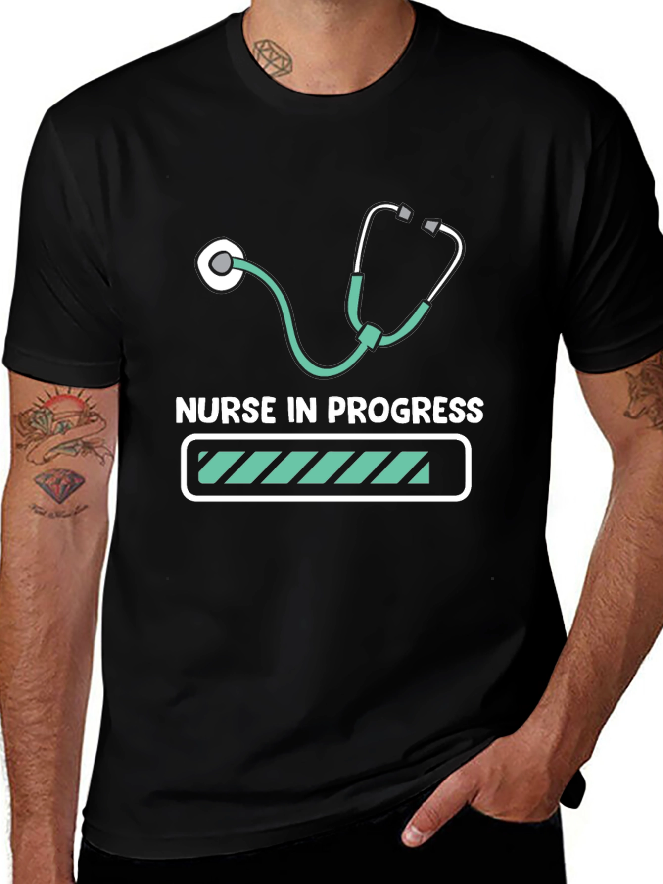 Nurse in Progress Graphic Tee - Future Healthcare Hero
