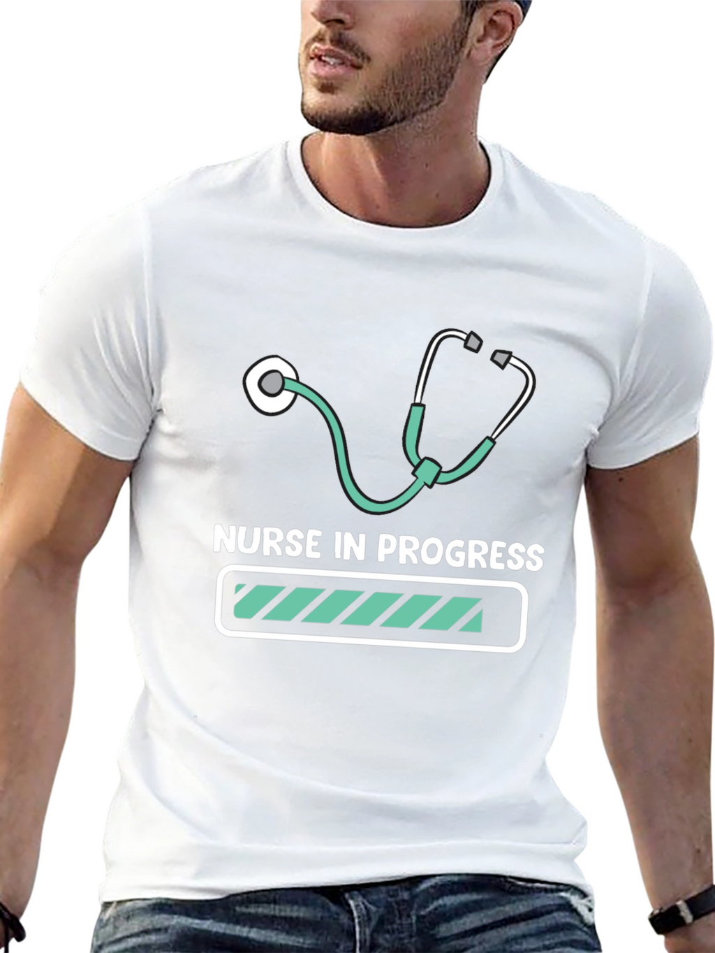 Nurse in Progress Graphic Tee - Future Healthcare Hero