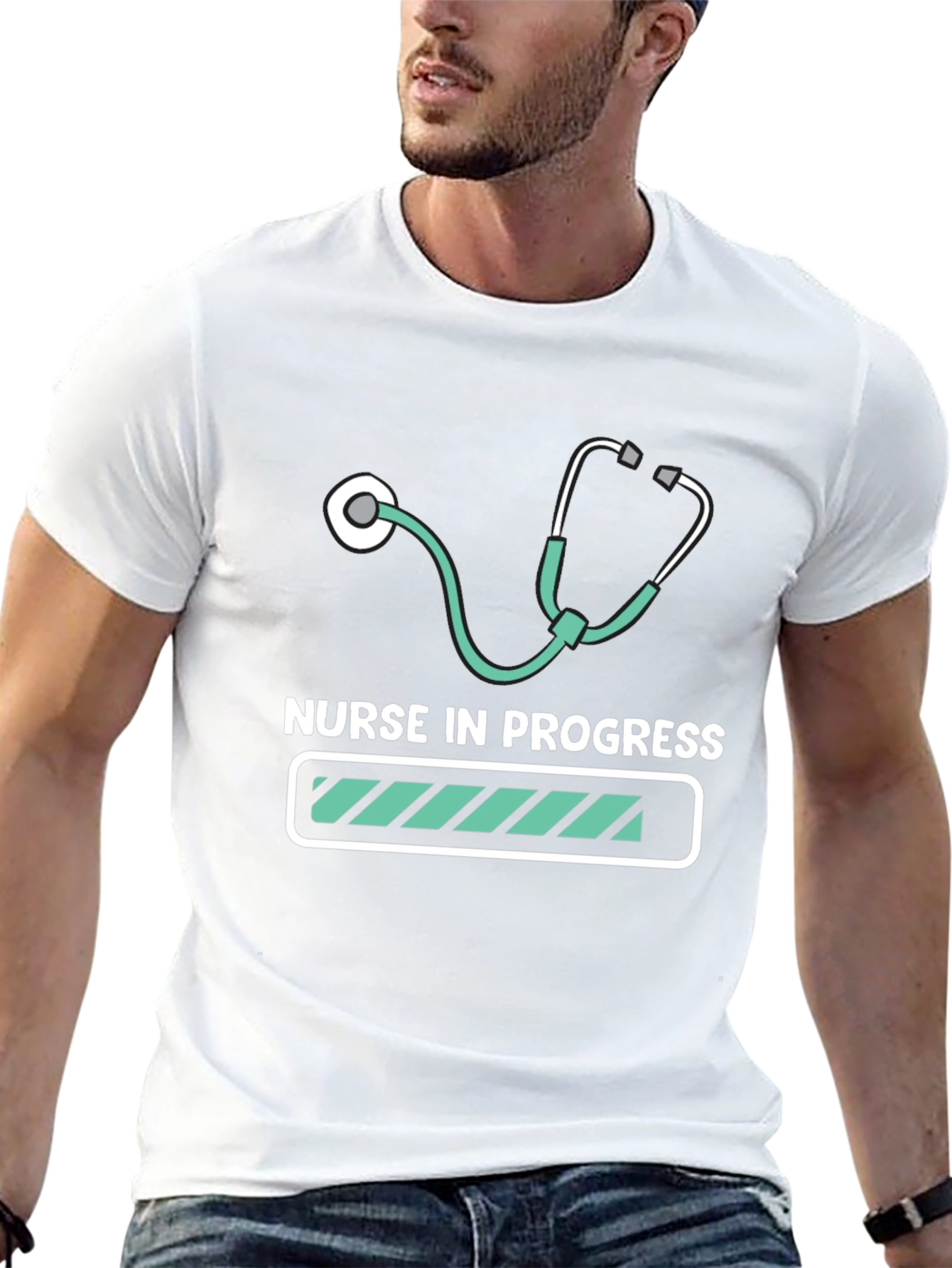 Nurse in Progress Graphic Tee - Future Healthcare Hero