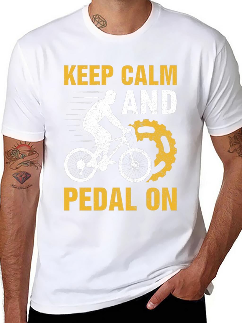 Keep Calm and Pedal On T-Shirt