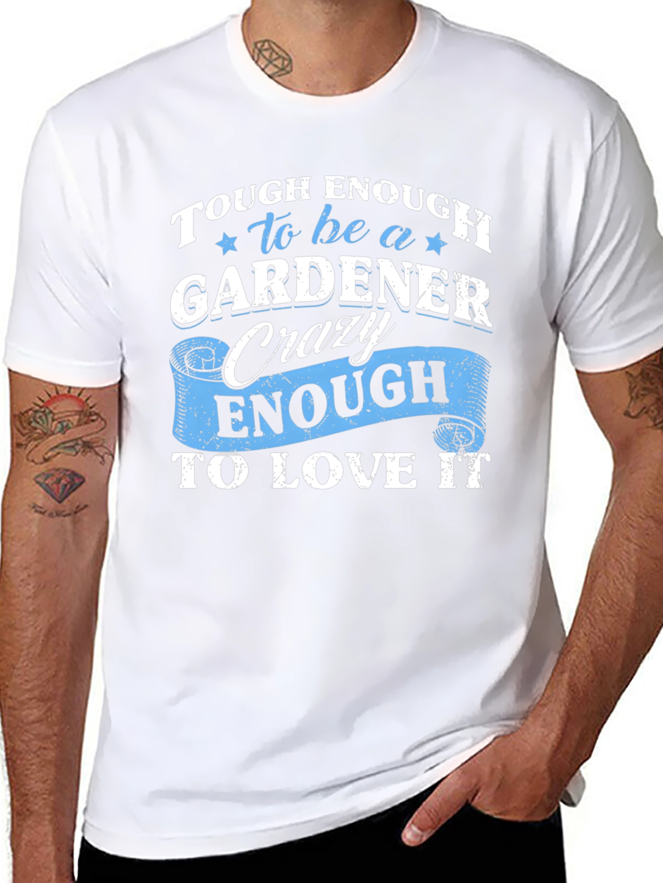 Tough Enough Gardener Graphic Tee
