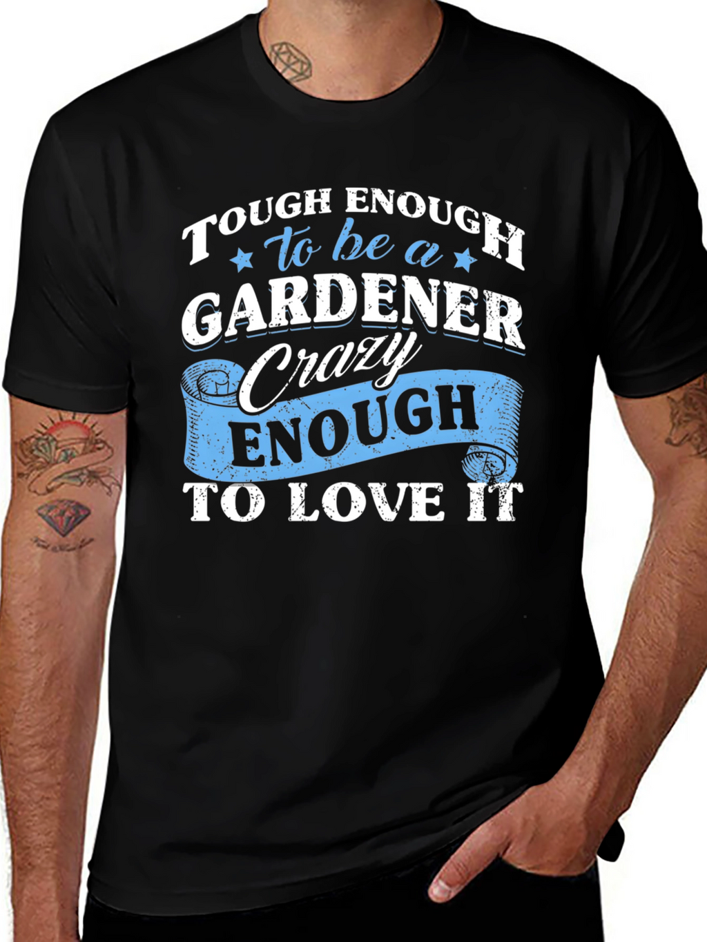 Tough Enough Gardener Graphic Tee