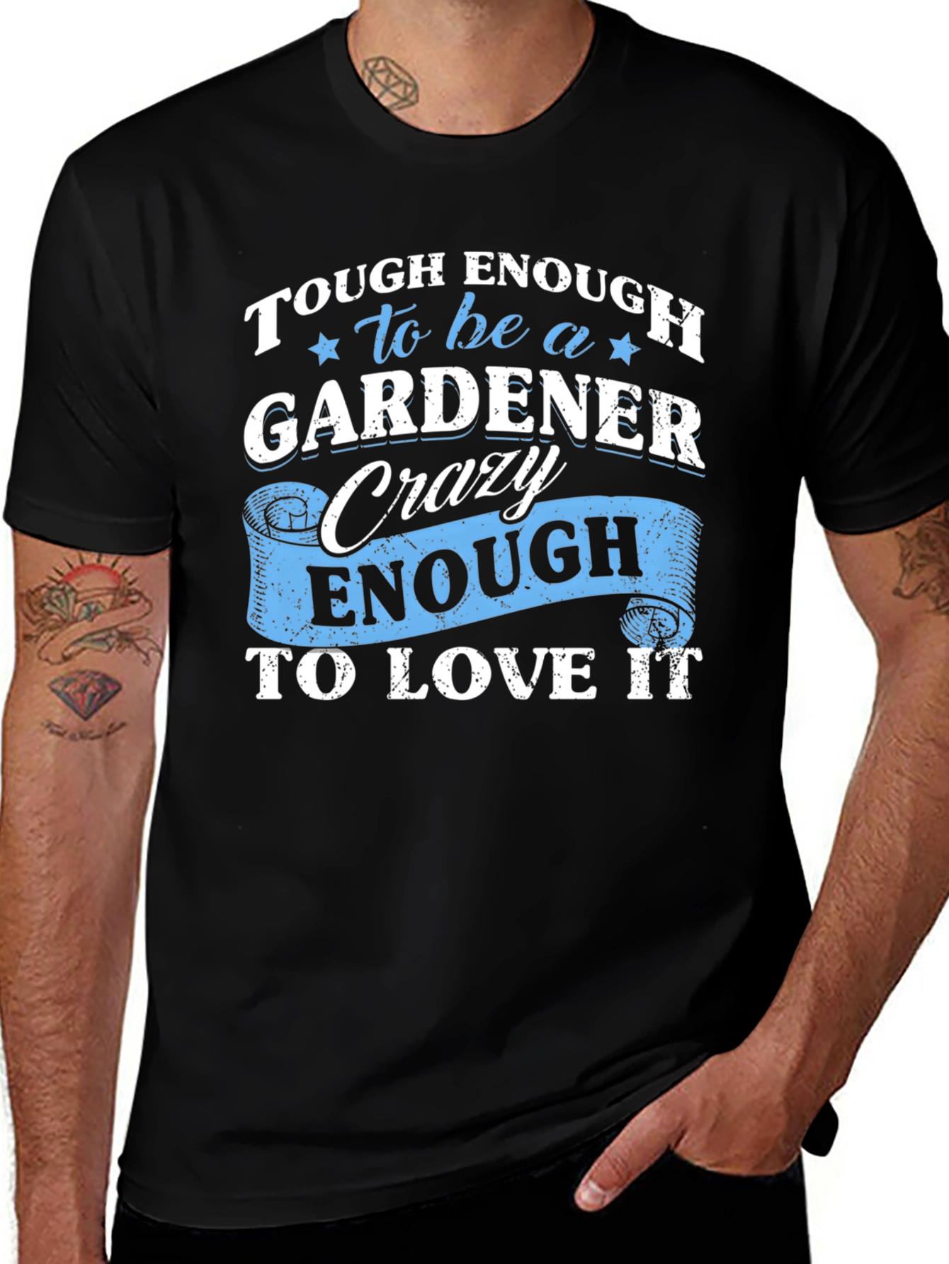 Tough Enough Gardener Graphic Tee