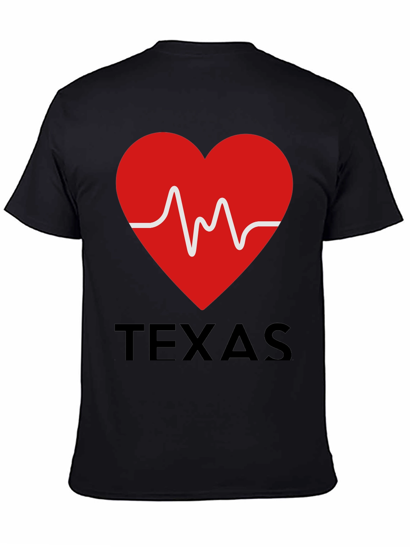 Texas Heartbeat Graphic T-Shirt