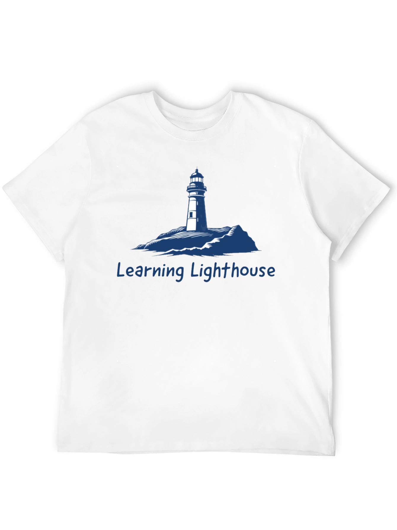 Learning Lighthouse Graphic Tee - Unisex Cotton Blend