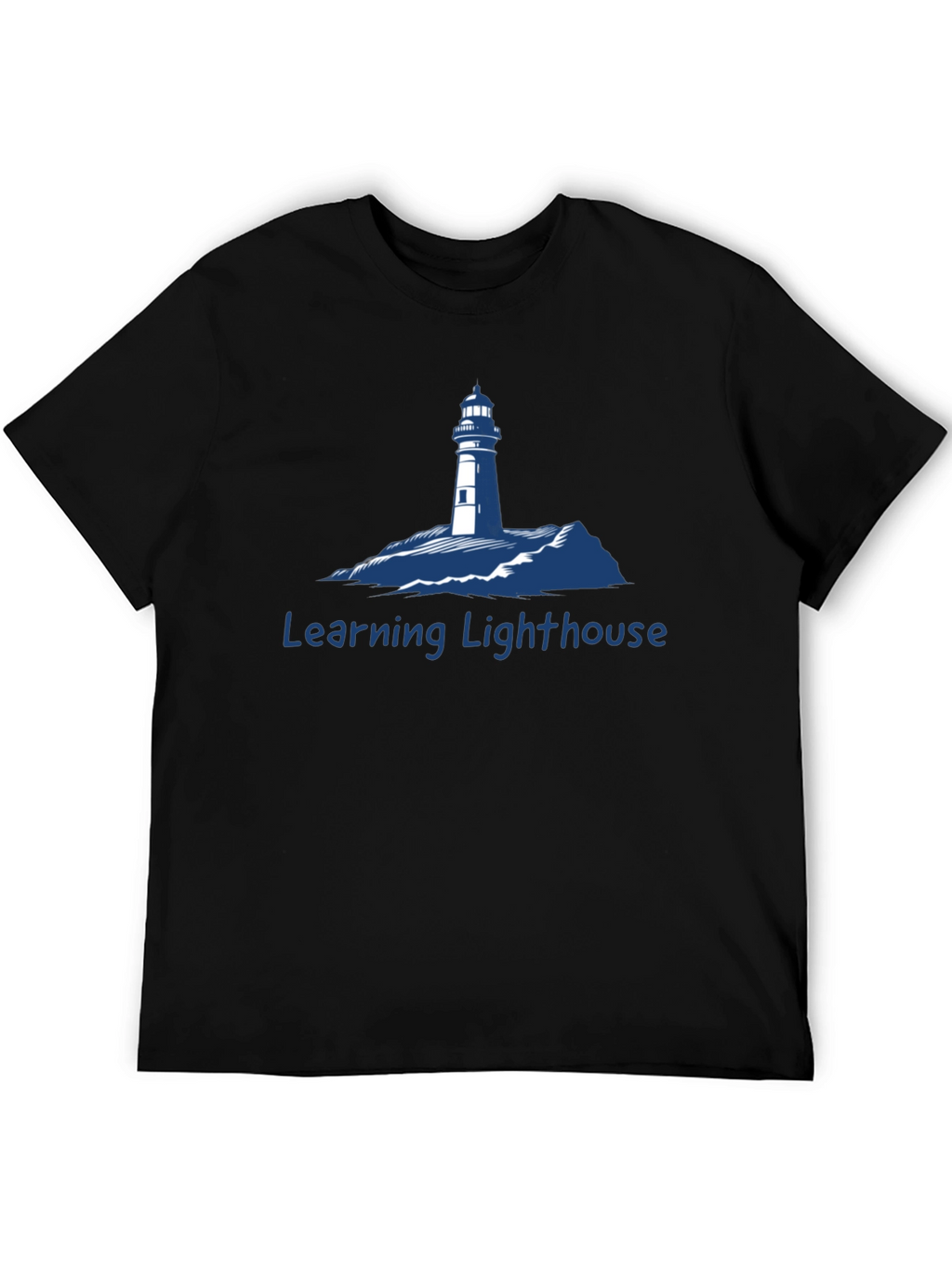 Learning Lighthouse Graphic Tee - Unisex Cotton Blend