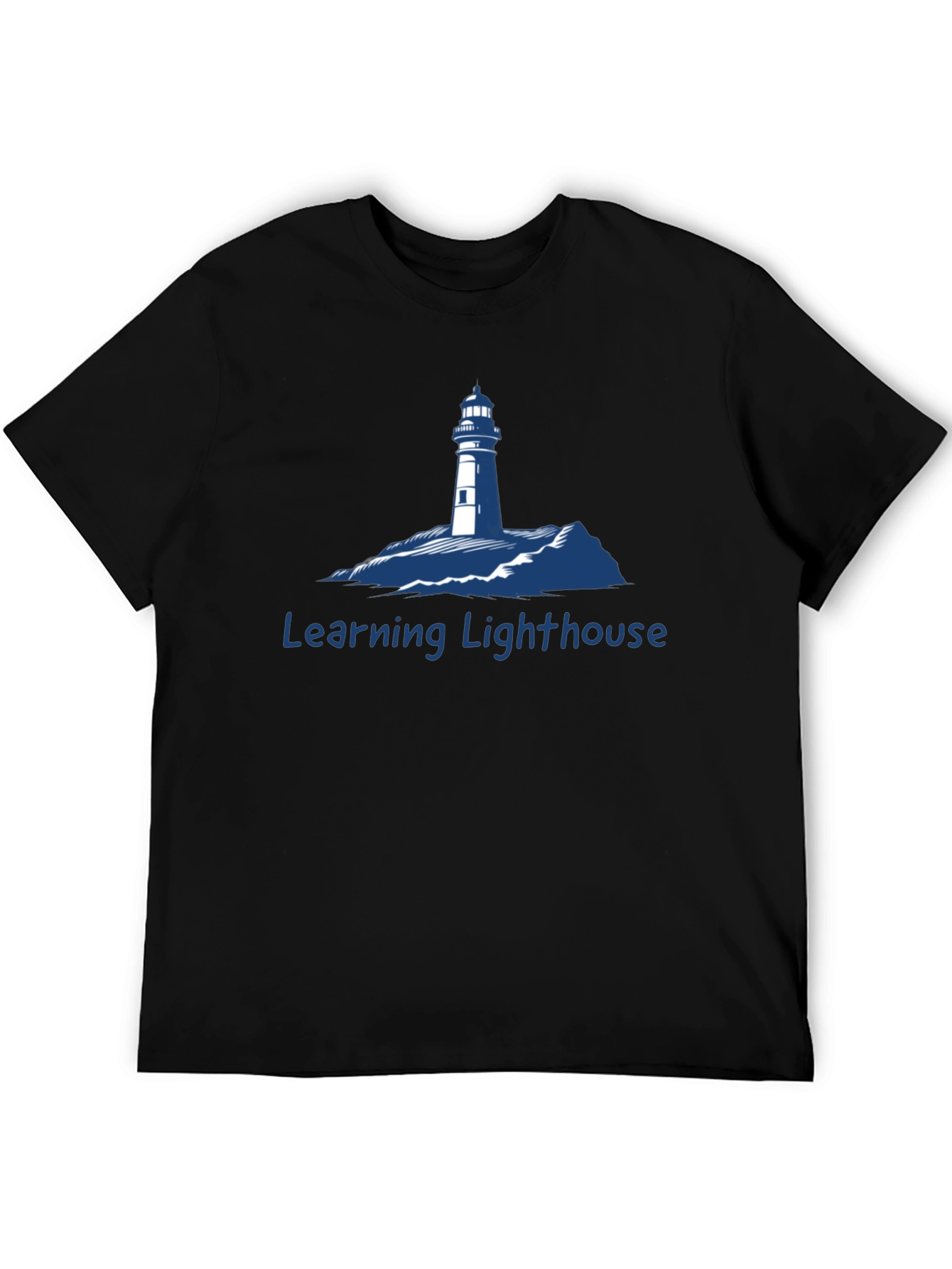 Learning Lighthouse Graphic Tee - Unisex Cotton Blend