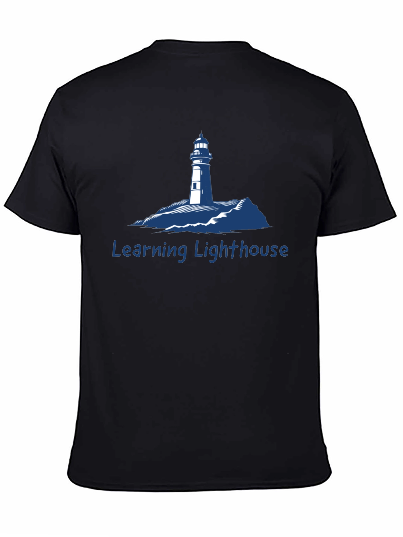 Learning Lighthouse Graphic Tee - Unisex Cotton Blend