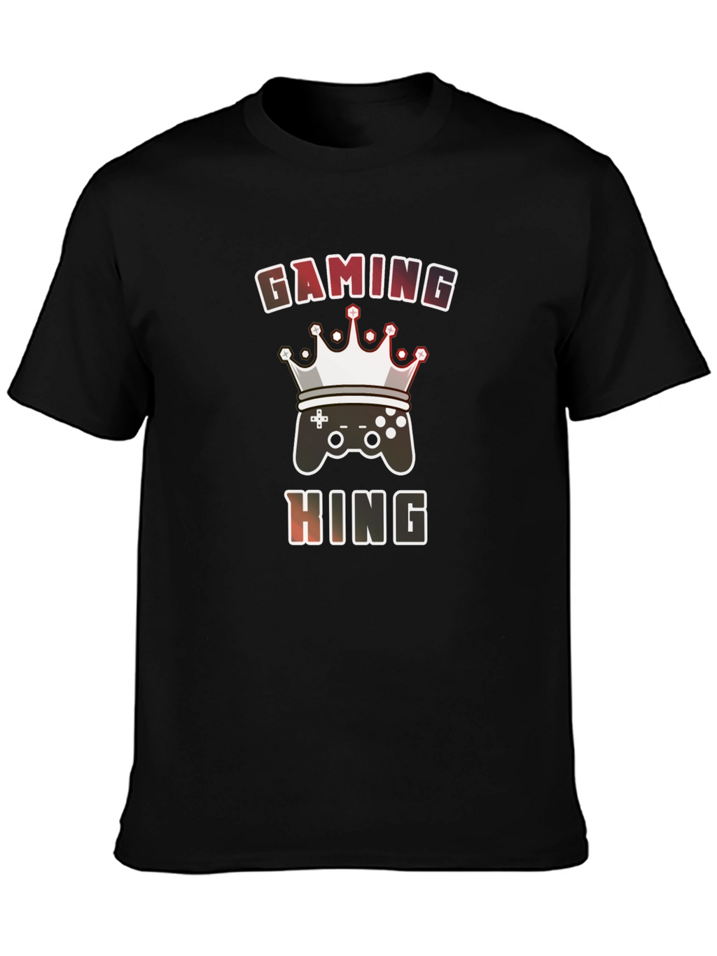 Gaming King Graphic Tee - Gamer T-Shirt