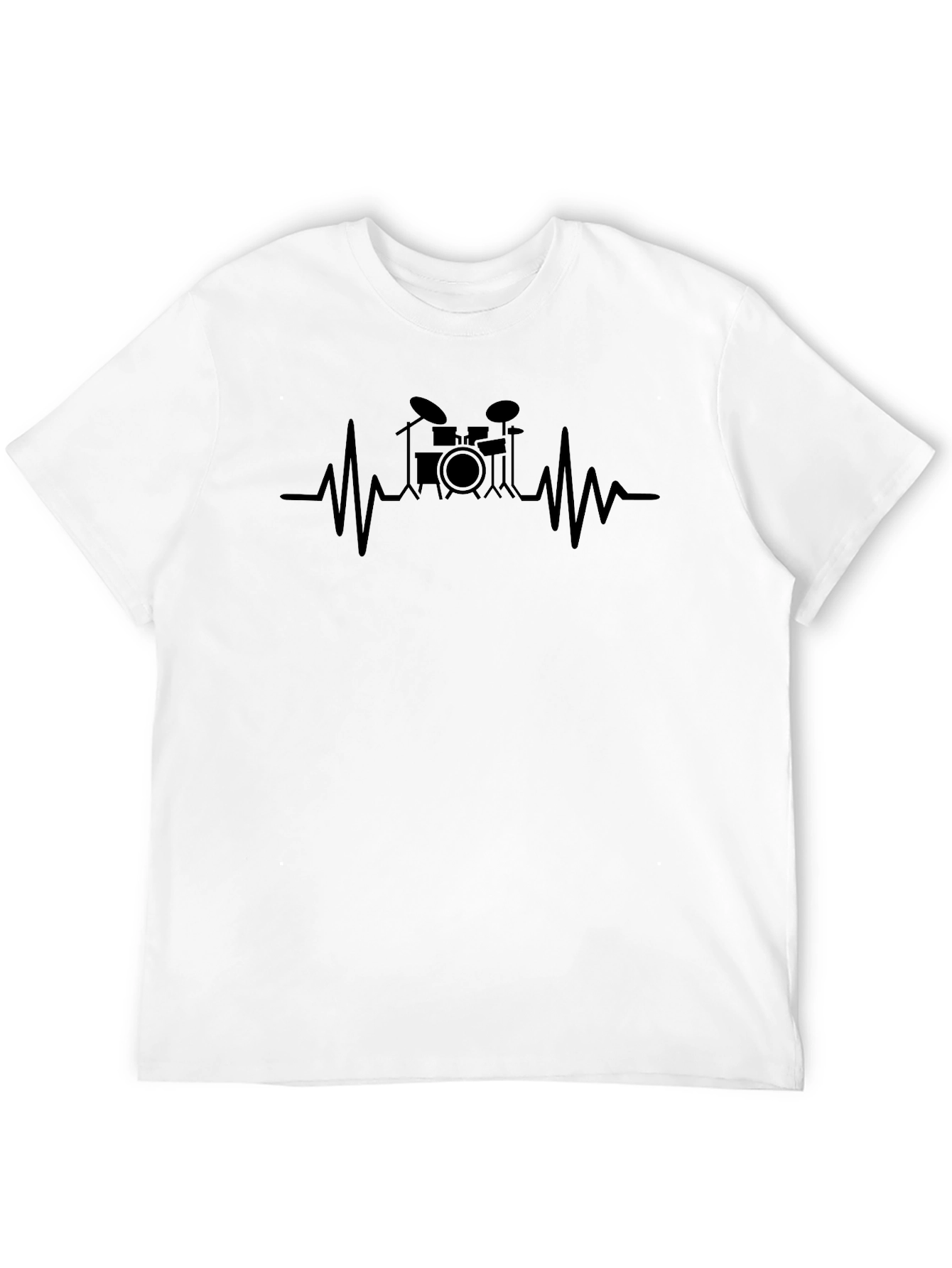 Drum Heartbeat T-Shirt - Musician Tee