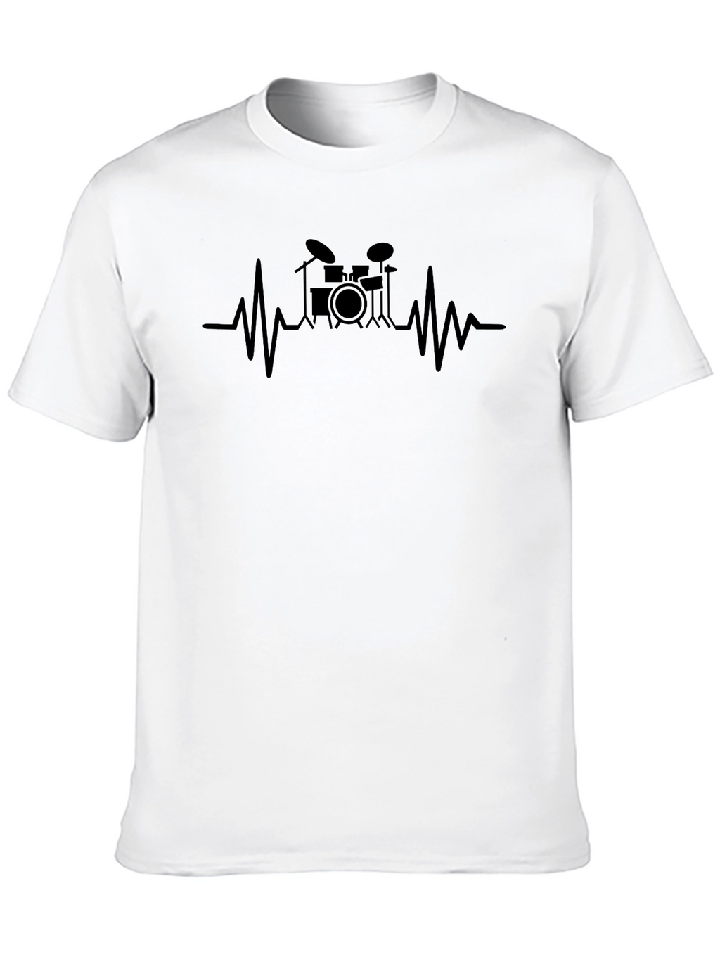 Drum Heartbeat T-Shirt - Musician Tee