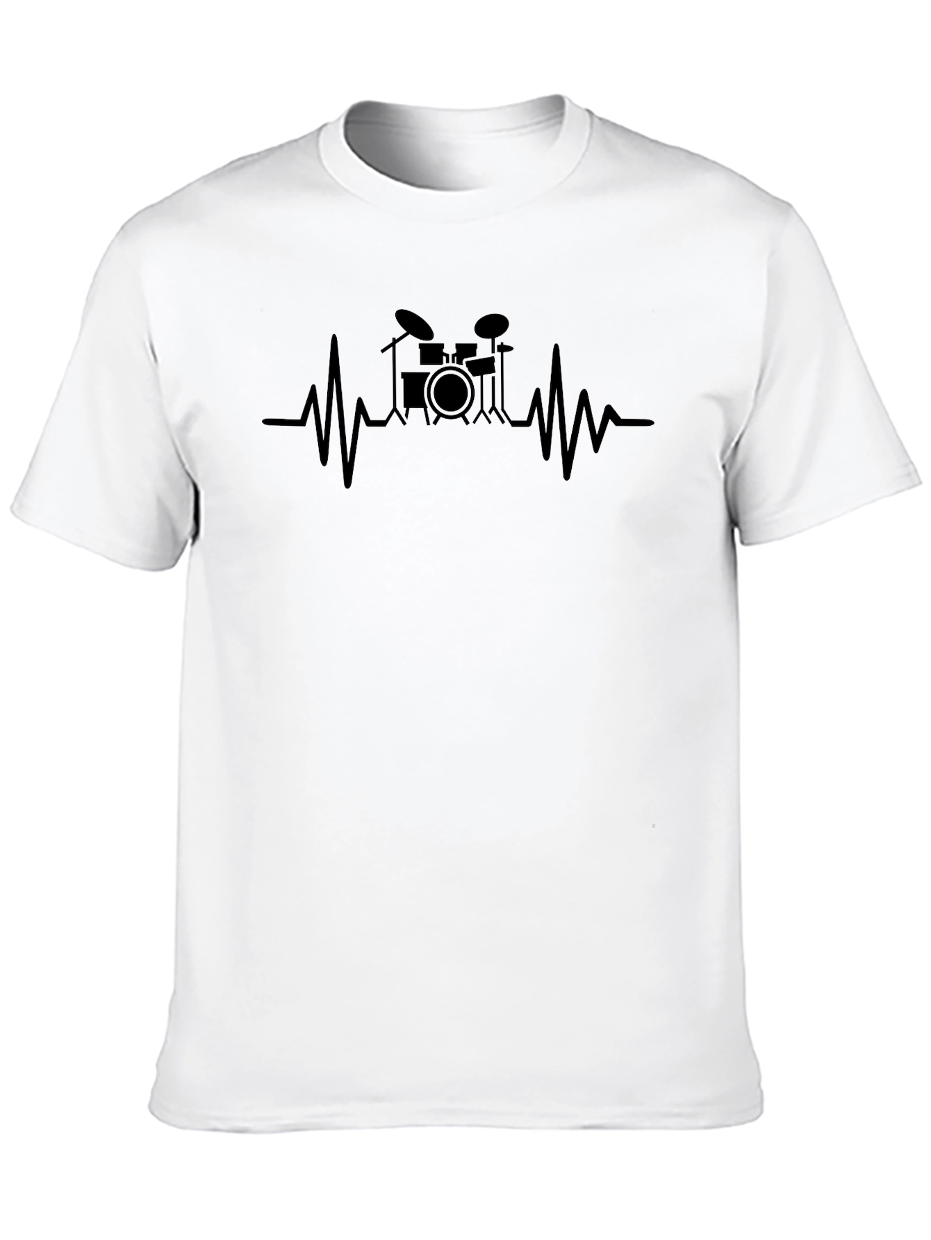 Drum Heartbeat T-Shirt - Musician Tee