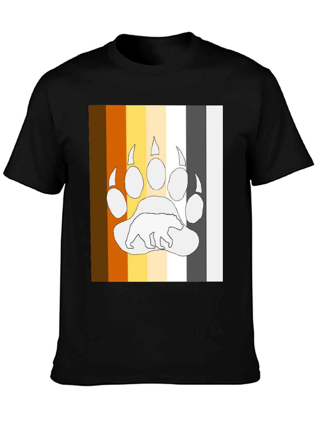 Bear Pride T-Shirt - LGBTQ+ Bear Paw