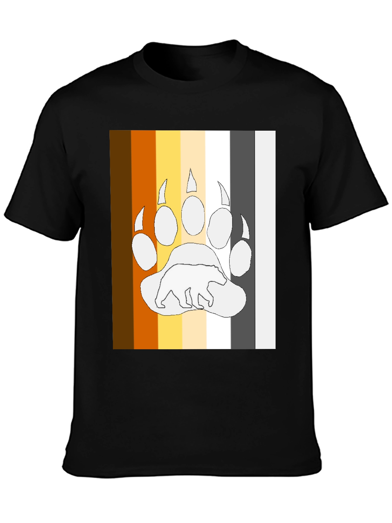 Bear Pride T-Shirt - LGBTQ+ Bear Paw
