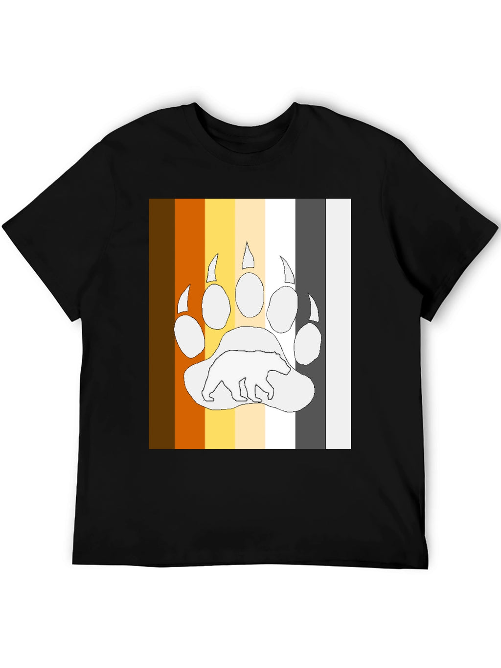 Bear Pride T-Shirt - LGBTQ+ Bear Paw