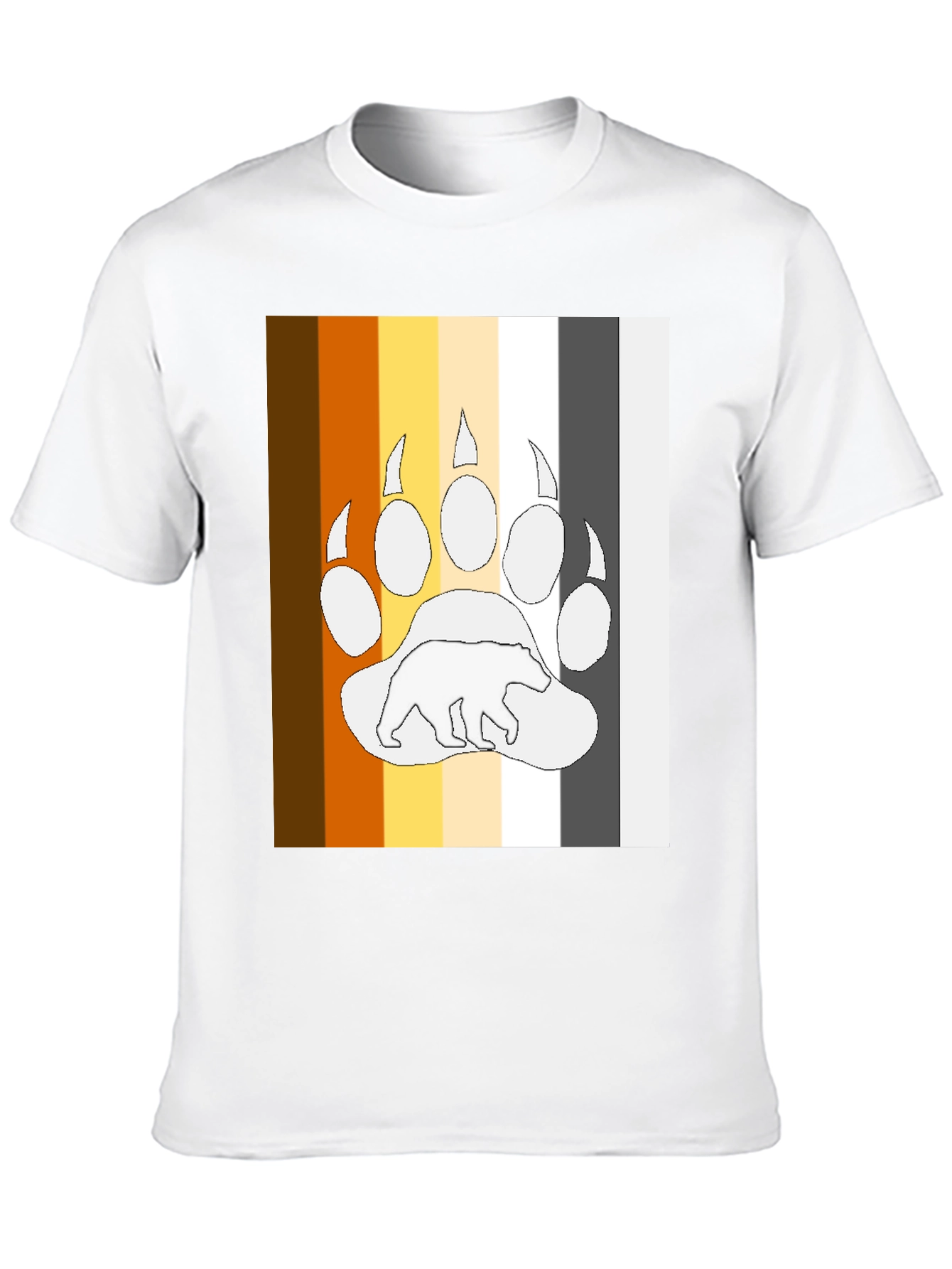 Bear Pride T-Shirt - LGBTQ+ Bear Paw