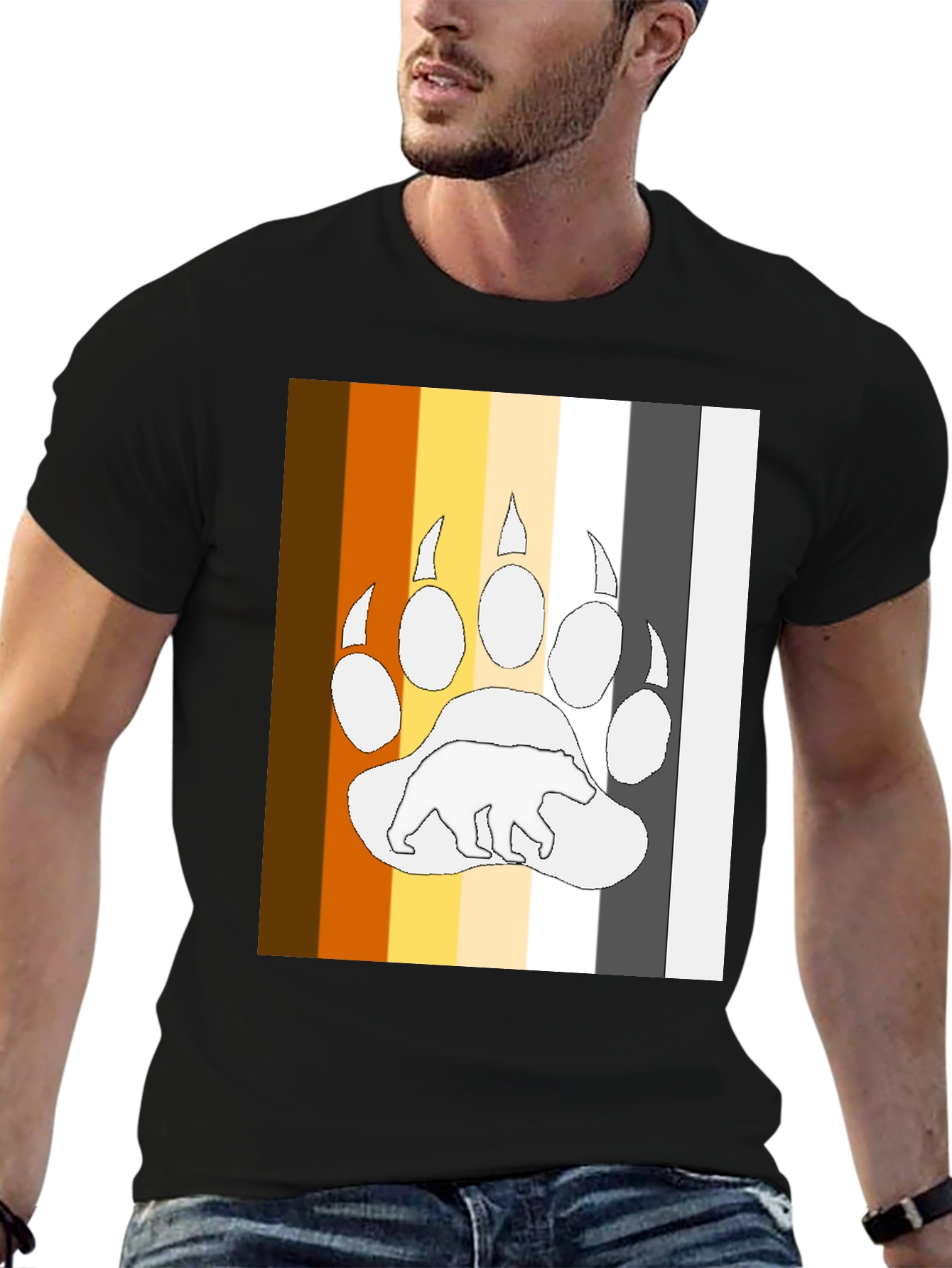 Bear Pride T-Shirt - LGBTQ+ Bear Paw