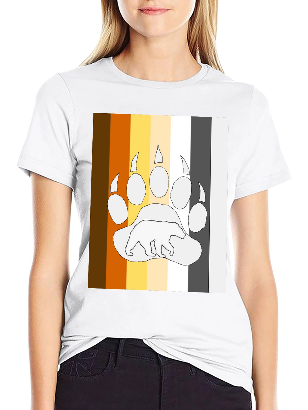 Bear Pride T-Shirt - LGBTQ+ Bear Paw
