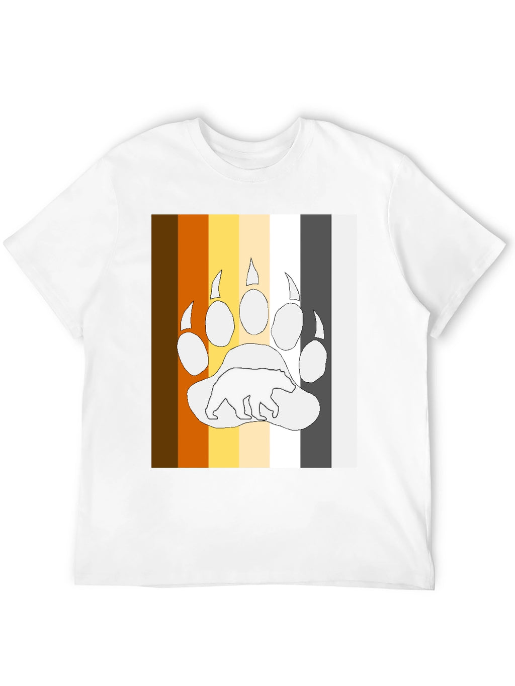 Bear Pride T-Shirt - LGBTQ+ Bear Paw
