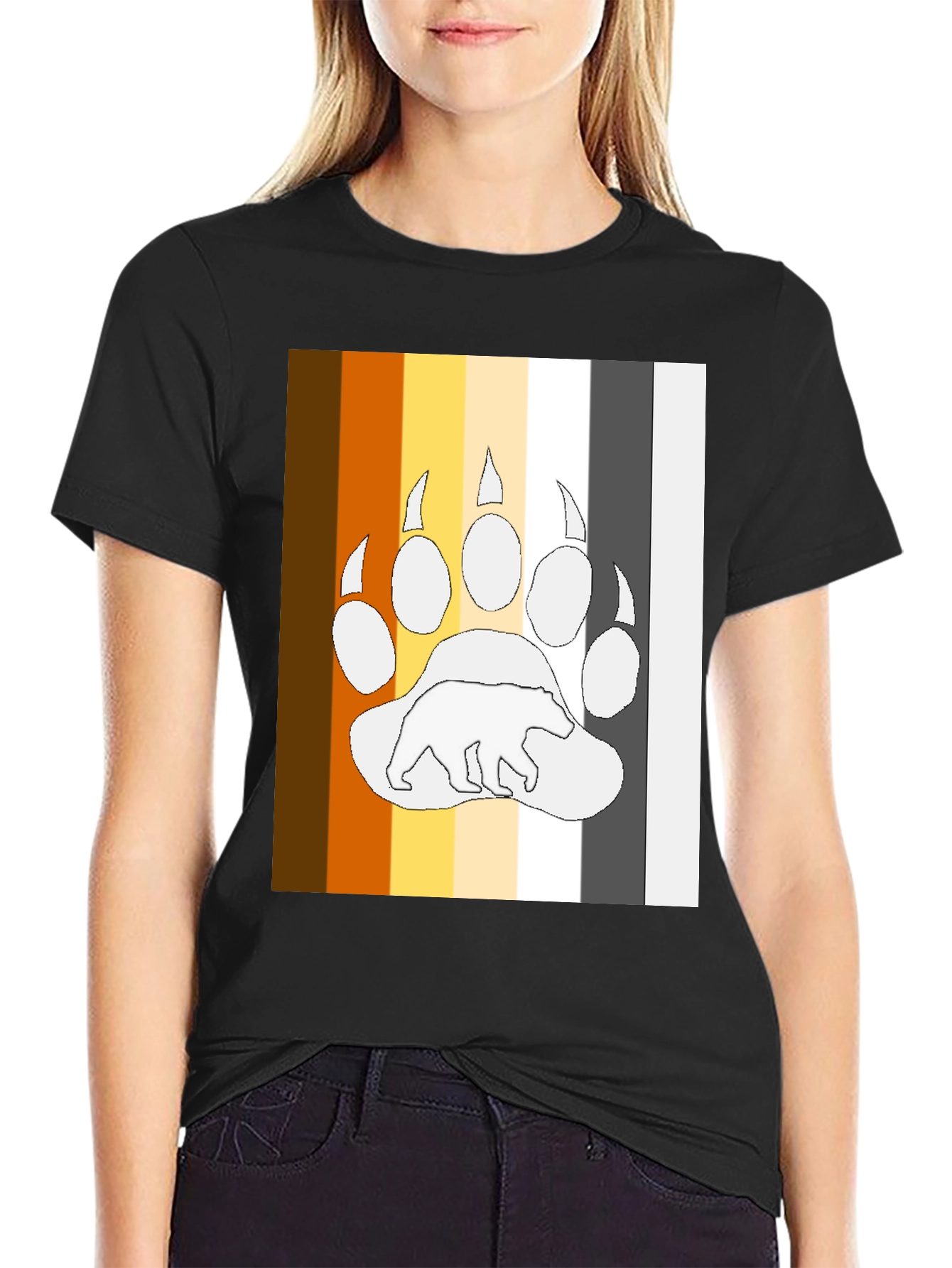 Bear Pride T-Shirt - LGBTQ+ Bear Paw