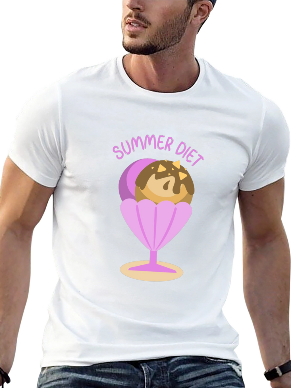 Summer Diet Ice Cream Graphic Tee