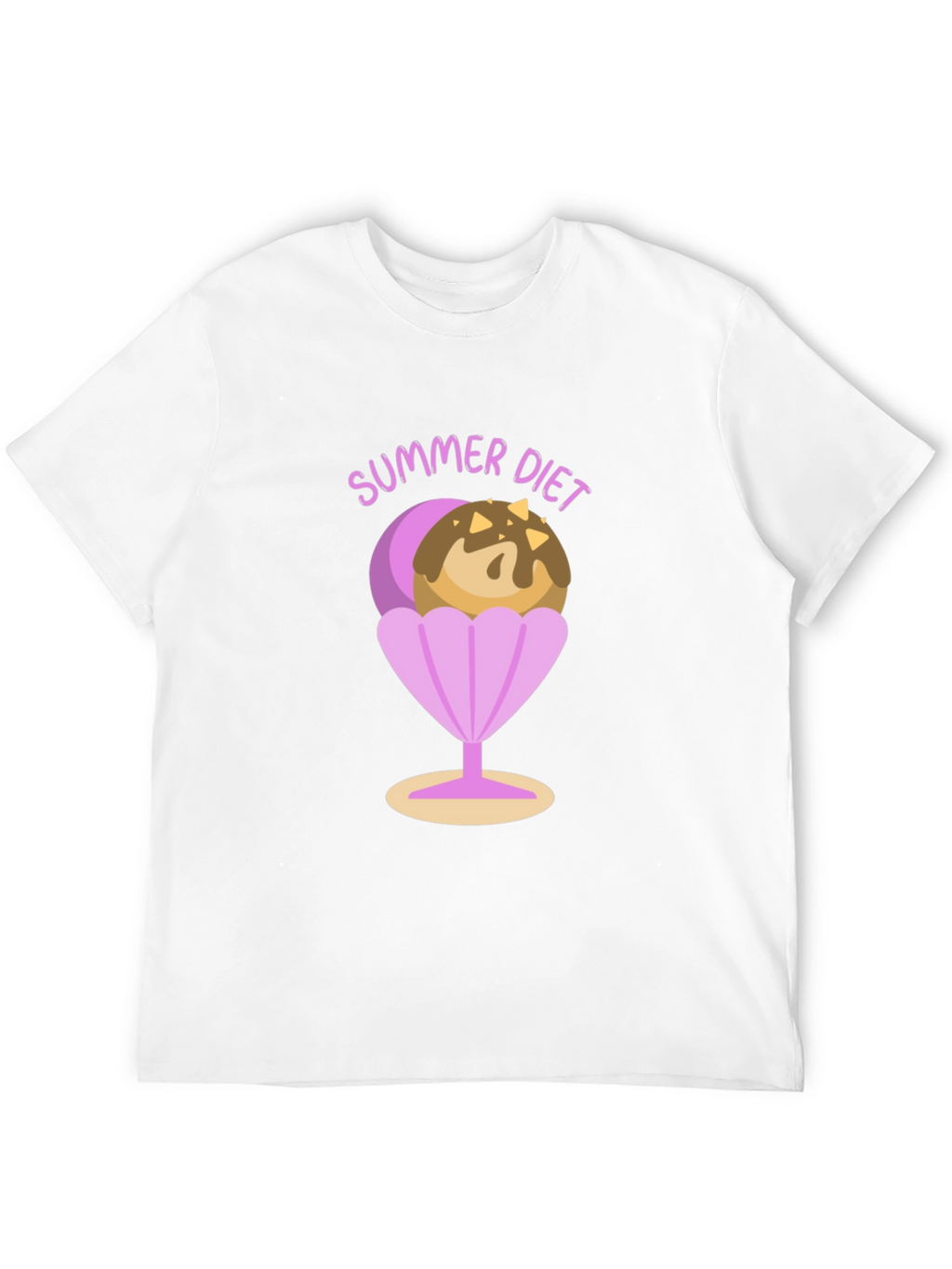 Summer Diet Ice Cream Graphic Tee