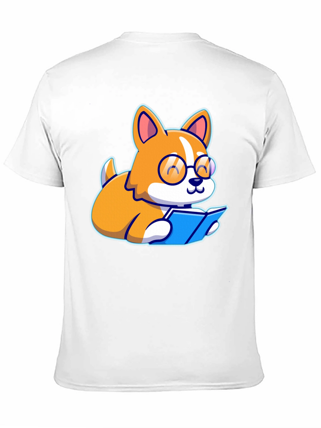 Bookworm Corgi Graphic Tee