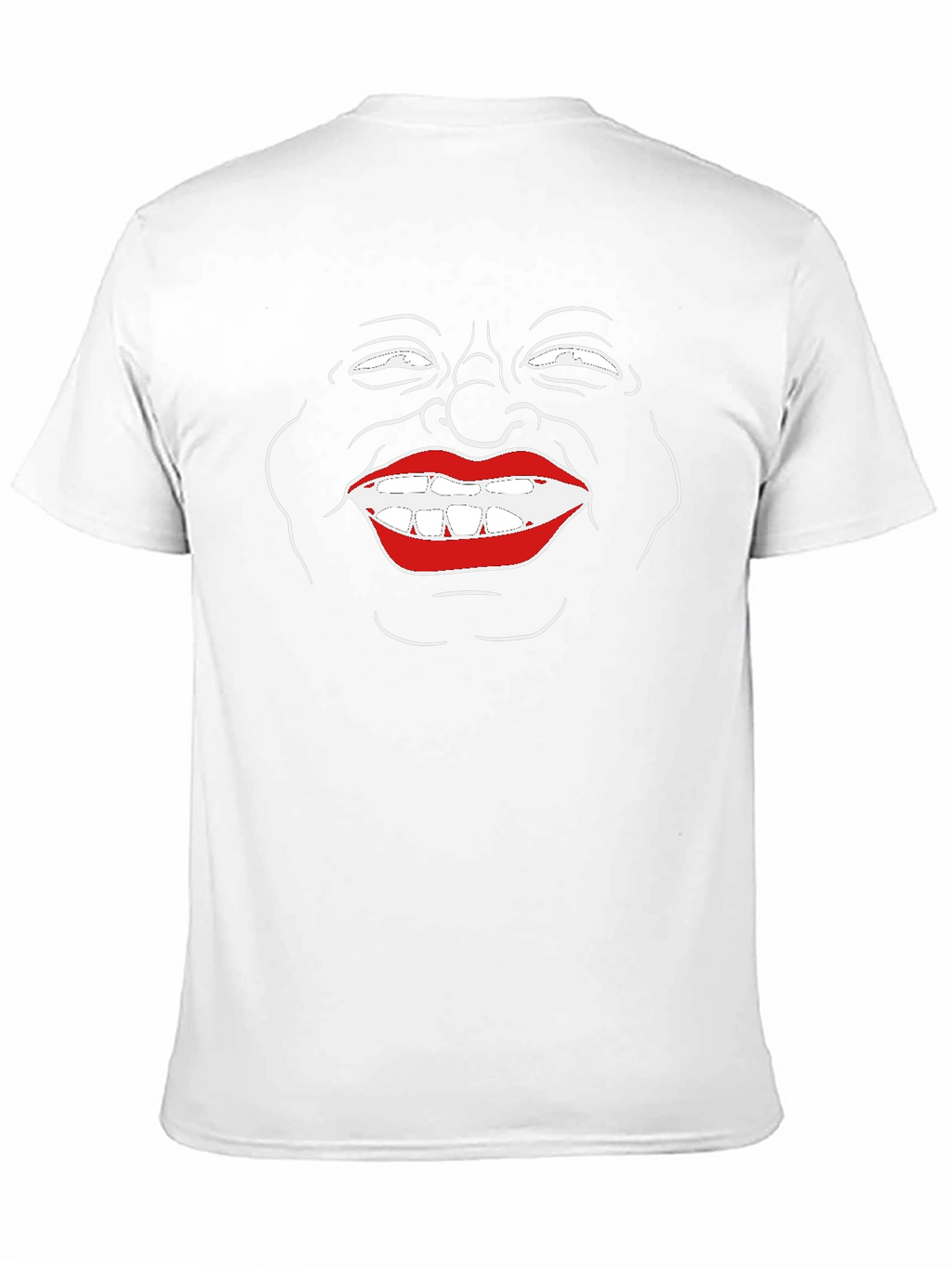 Funny Face Graphic Black T-Shirt