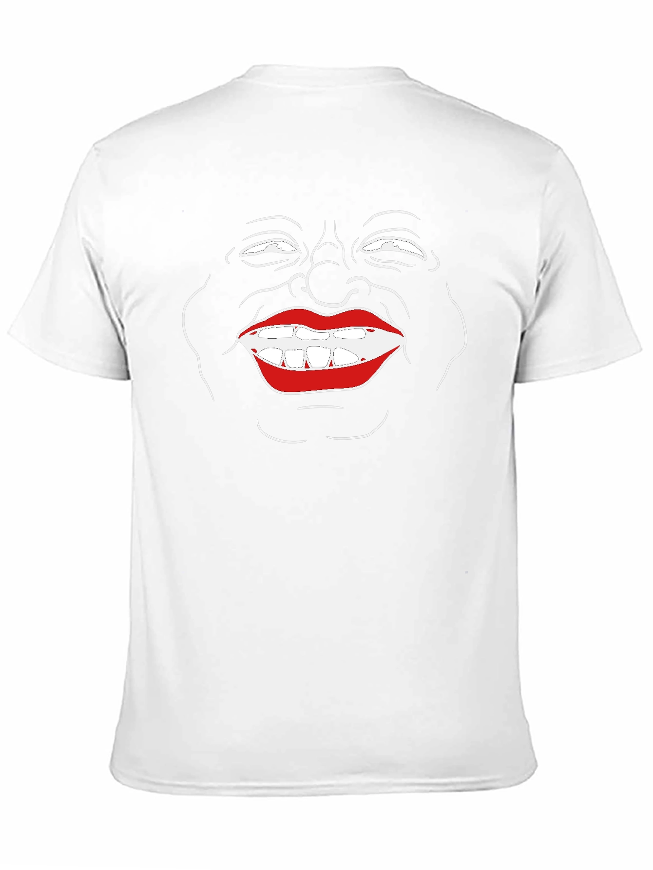 Funny Face Graphic Black T-Shirt